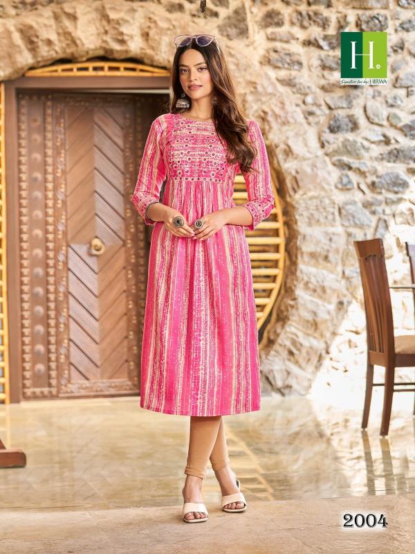 Hirwa Shibori Vol 2 Rayon Exclusive Designer Kurti Collection